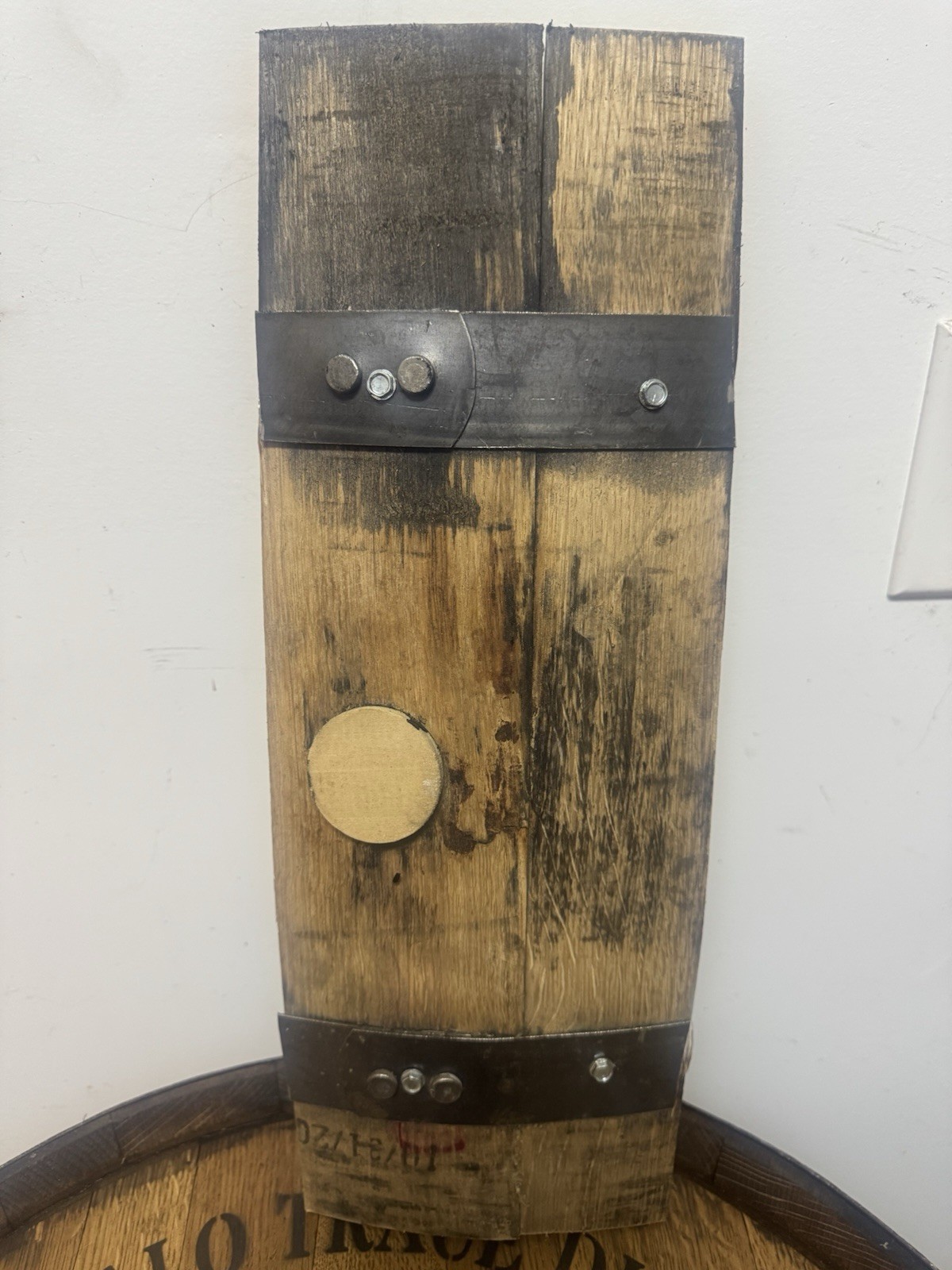 Rustic Bourbon Barrel Plaques “Free Shipping”