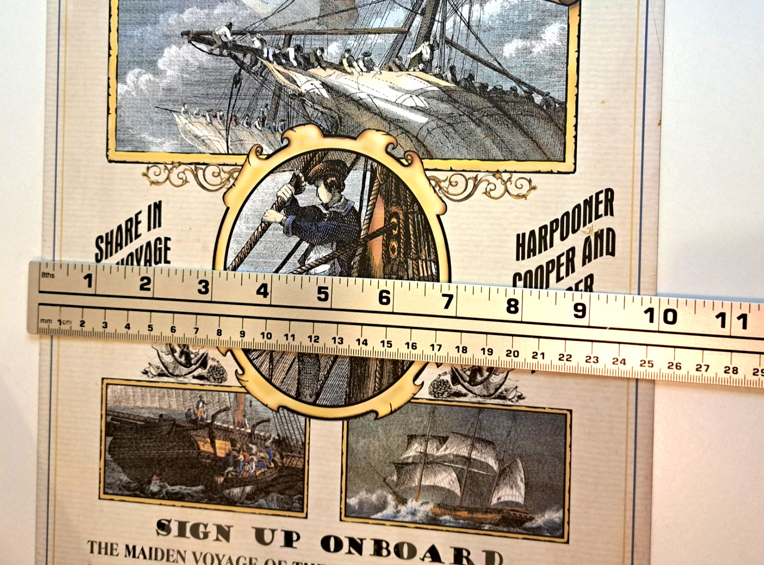 Lot Of 2 Nautical Themed Metal Signs Beach House Decor Ocean Boat 16×10″