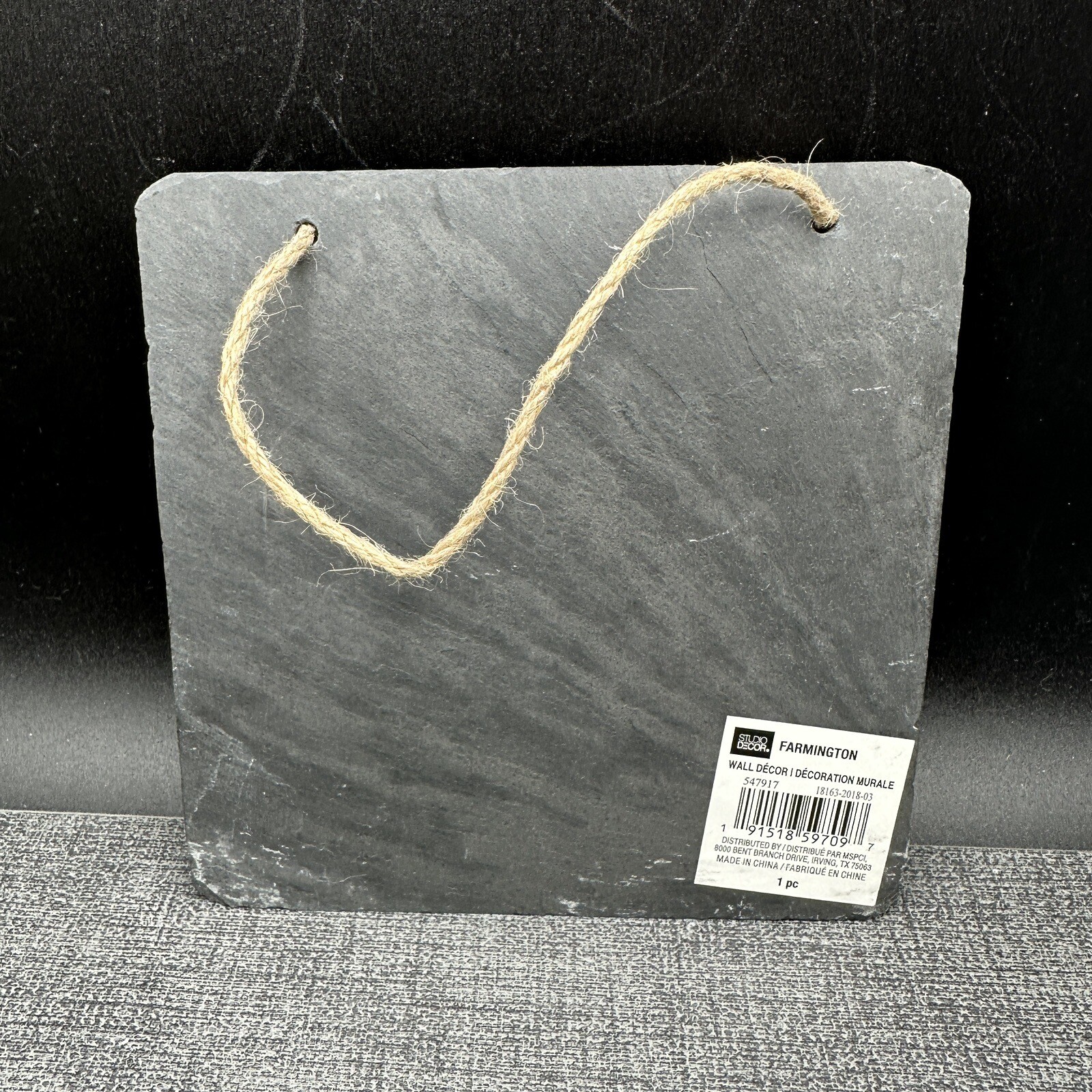 Kitchen Wall Art Rustic Natural Black Slate Hanging Carrot Sign Plaque Decor