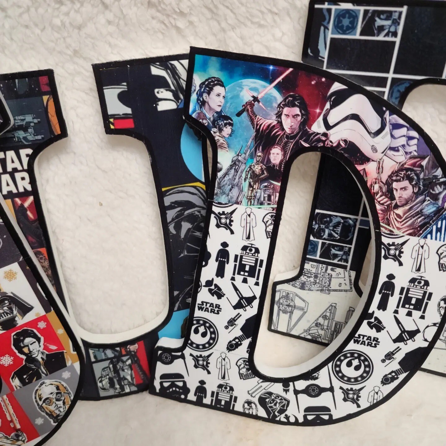 Star Wars Wooden Letters For Game room Or Children’s Wall Decor