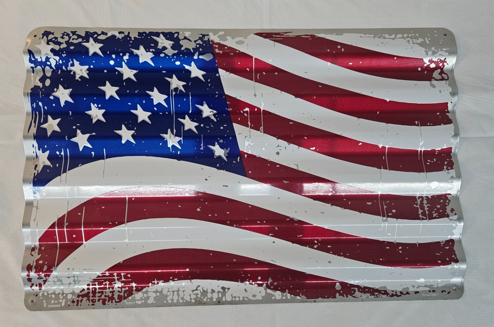 11.5″ x 18″ Metal AMERICAN FLAG Wall Decor