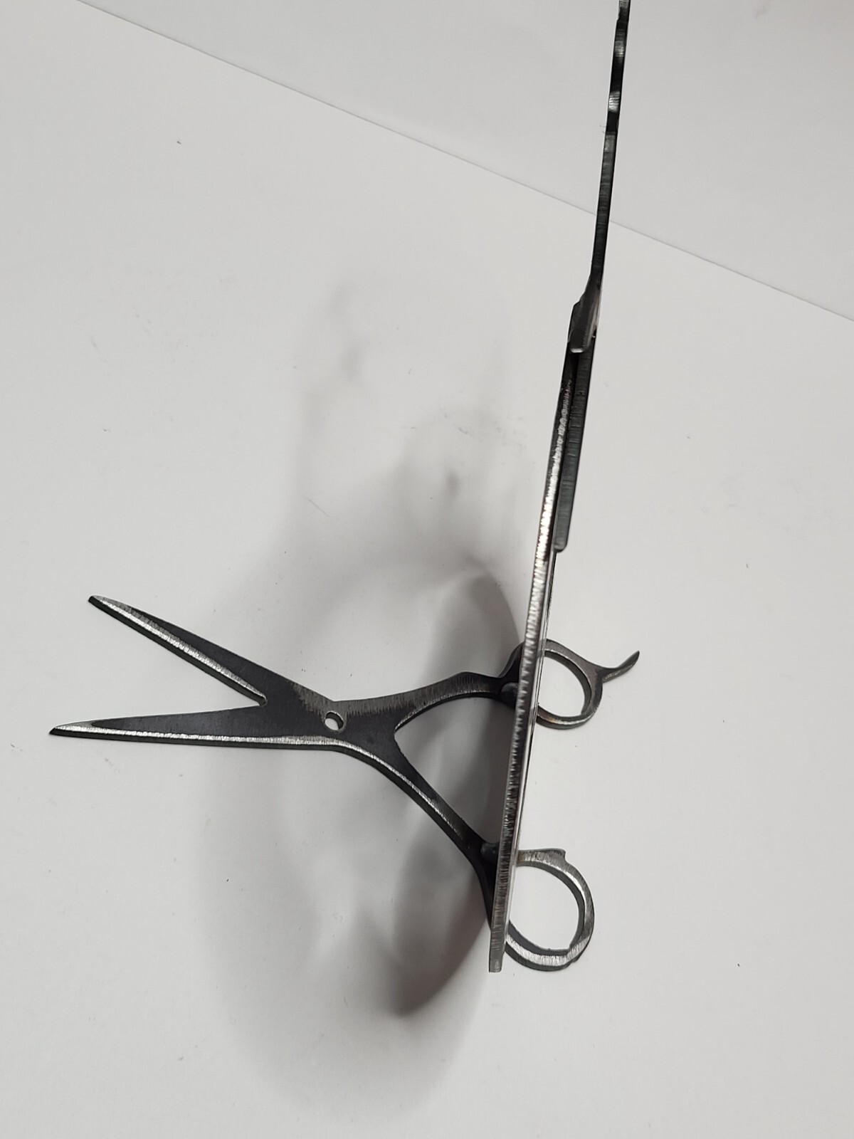 Hair Stylist Beautician Salon Barber Custom Made Steel Art Tabletop Shop Decor