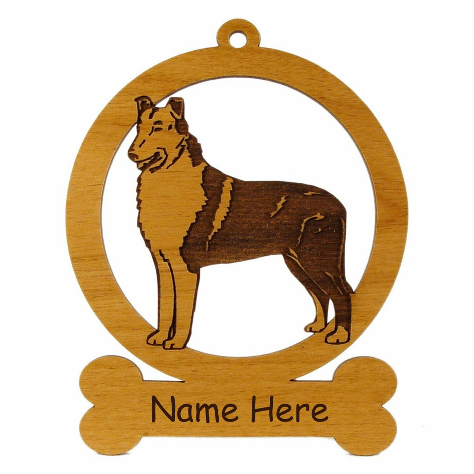 Smooth Collie Ornament 082185 Personalized With Your Dog’s Name