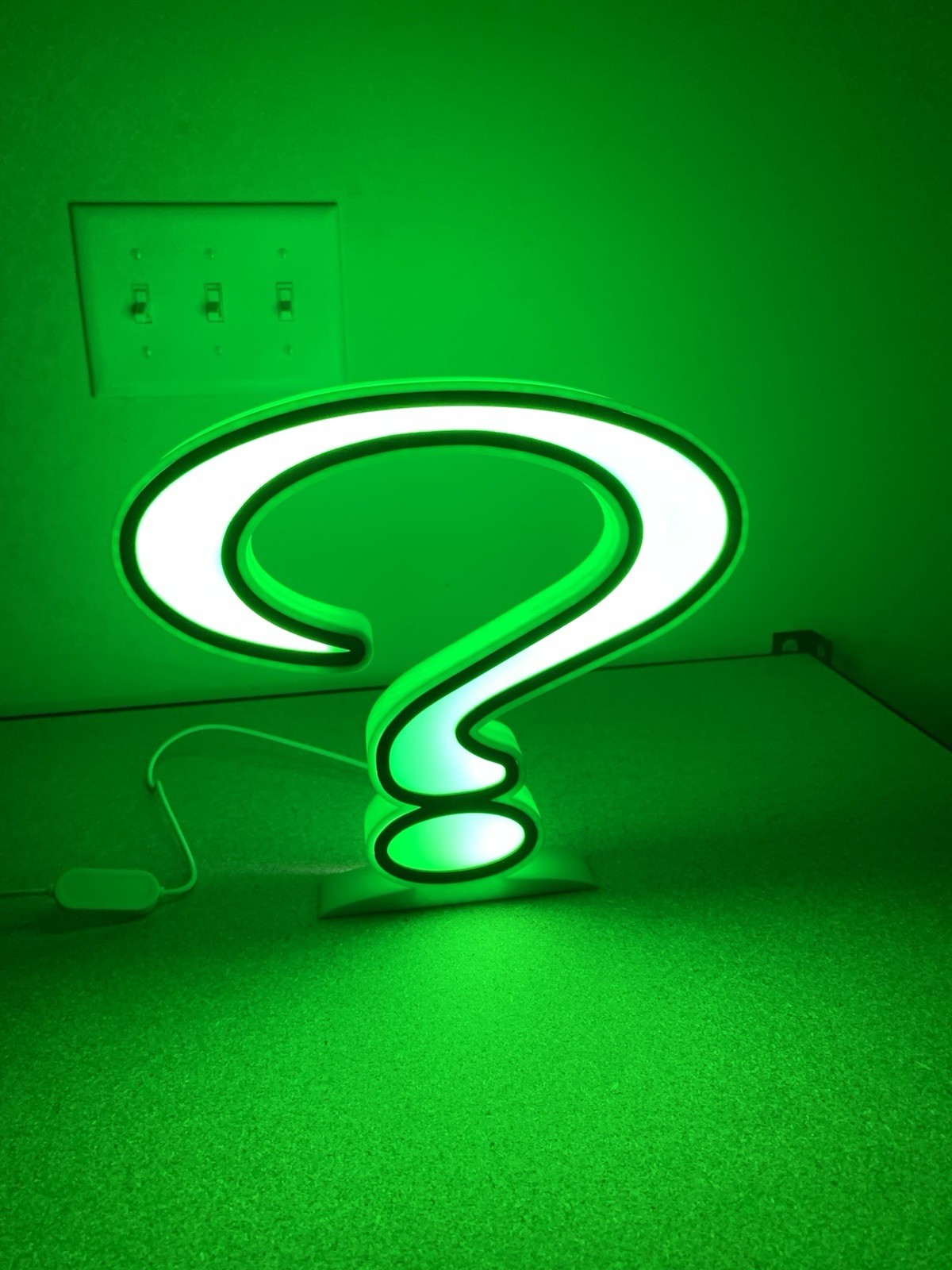 Riddler Light Box Sign