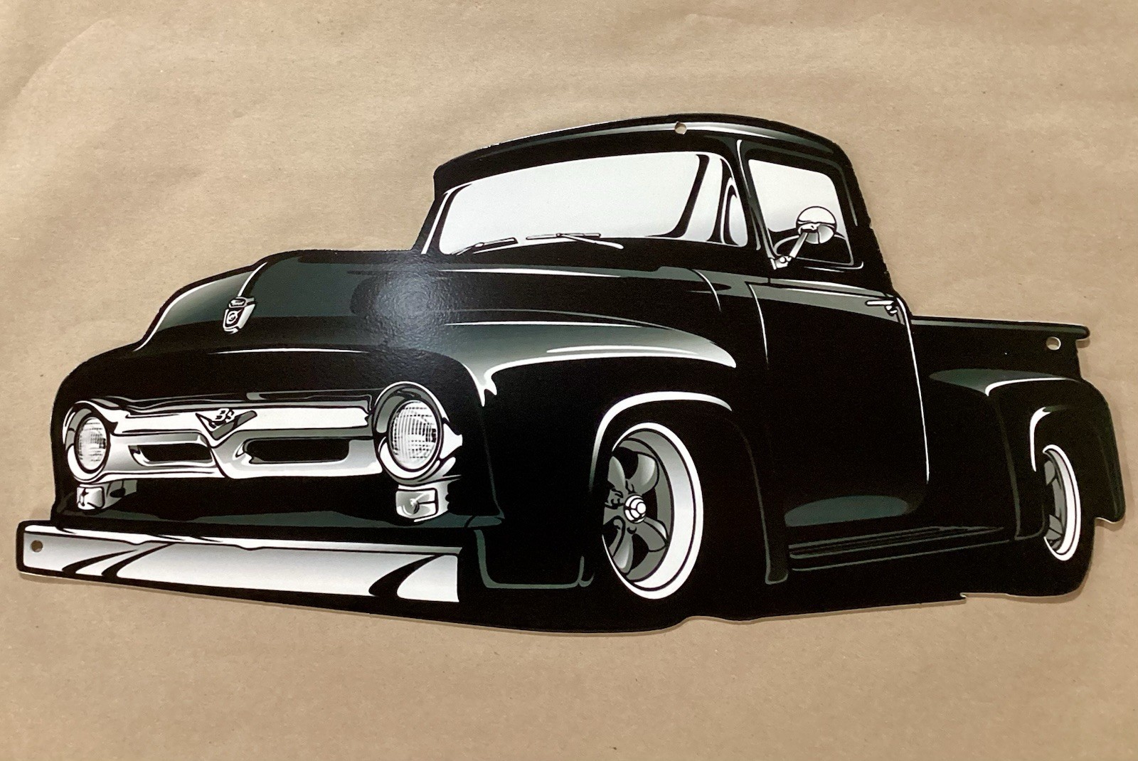 Ford F-100 Truck Metal Sign 19 X 9.5 Made On 20 Gauge Steel USA Made