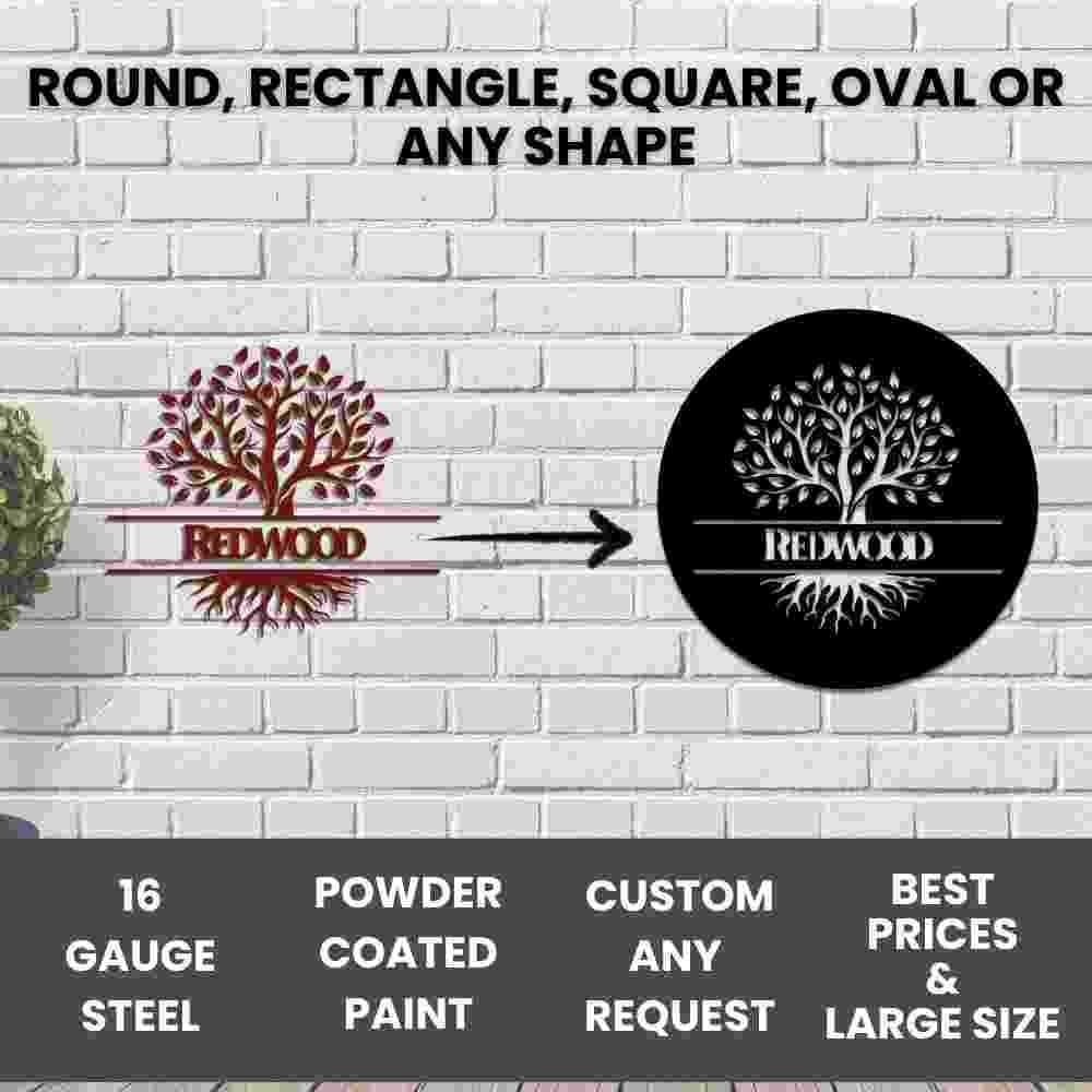 Custom Metal Sign, Your Custom Text Here Sign, Your Logo Here Decor
