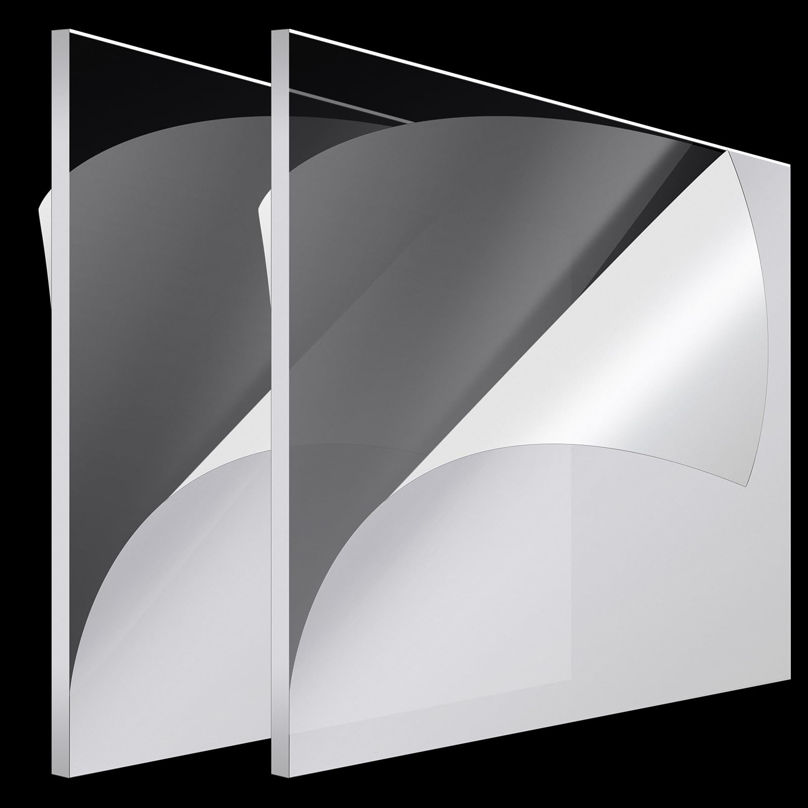 Clear PMMA Glass Plate Plastic Cut Sheet Panel Thick 1/1.5/2/2.5/3/4/5/6/8/10mm