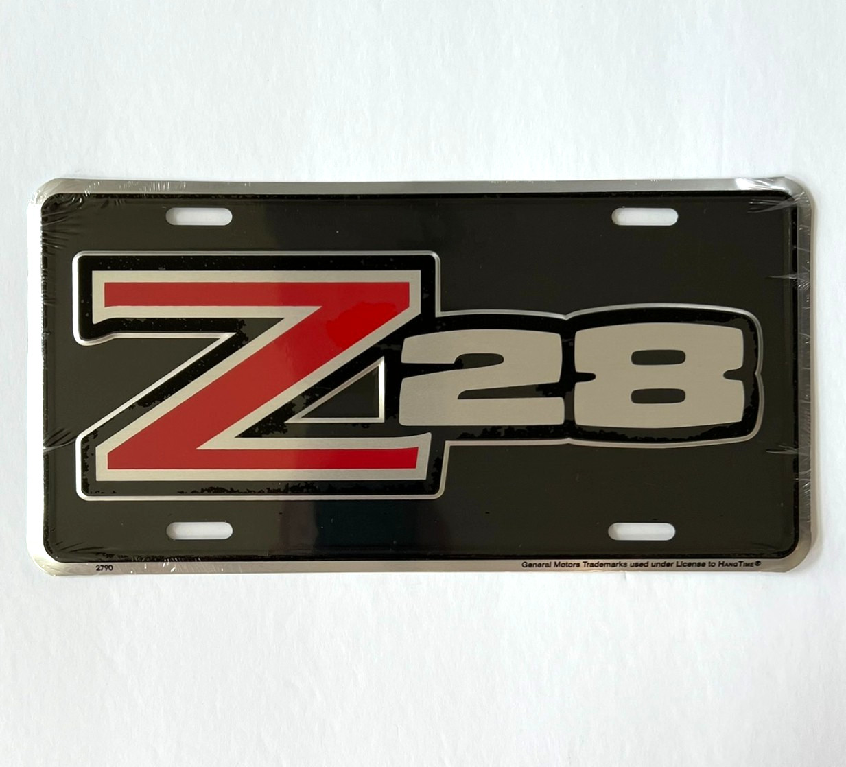 Z 28 Chevrolet Camaro 6 x 12 Licensed Embossed Aluminum Novelty License Plate
