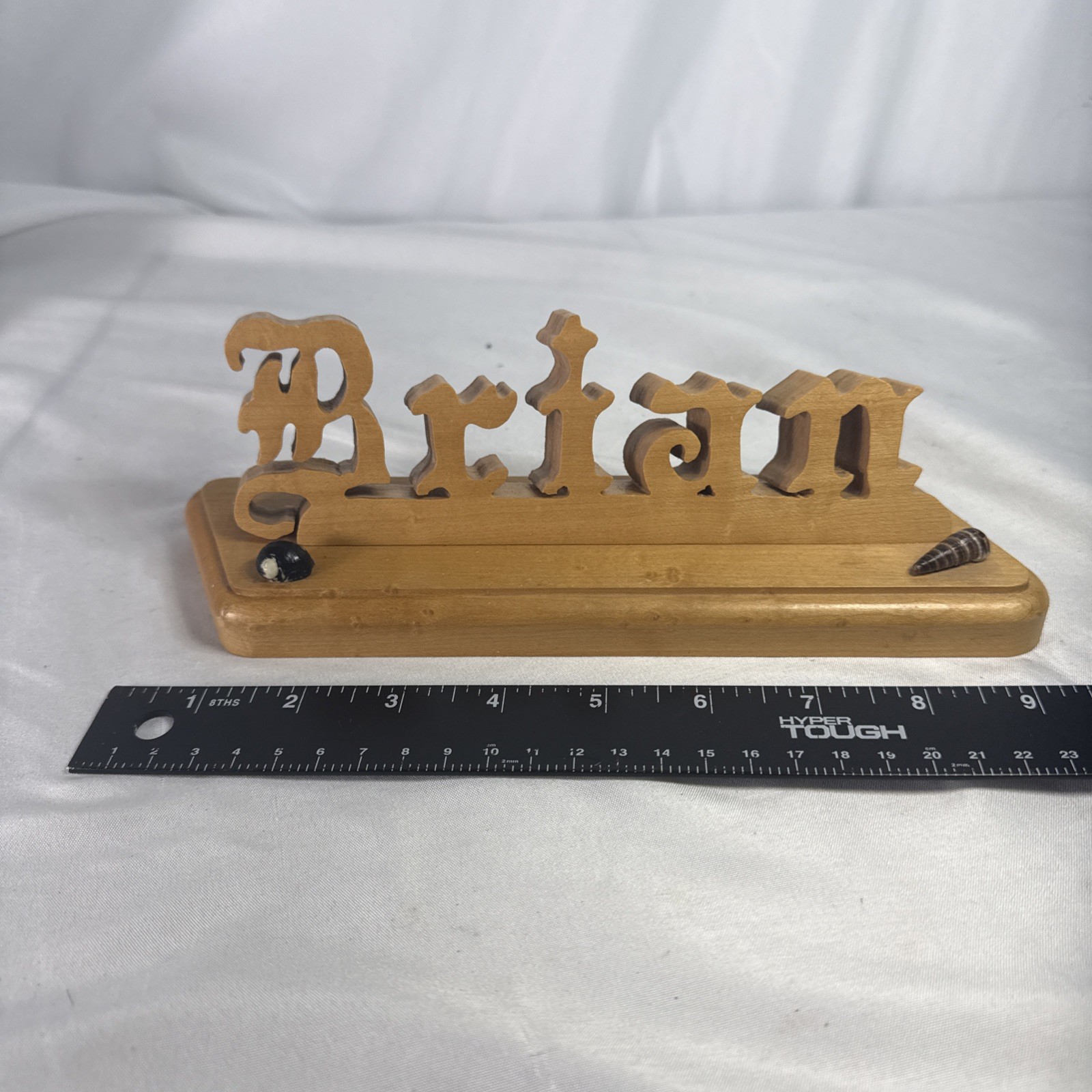 Brian Personalized Desk Name Plate Wood Decor Office Nameplate Custom Handmade