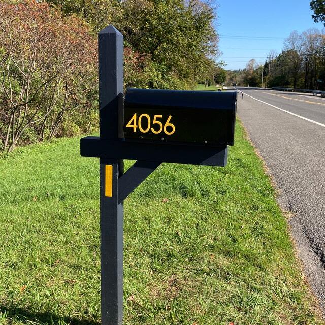 3 inch Modern House Address Numbers Letters, color choices