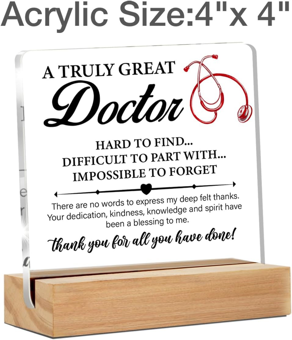 Thank You Doctor Gifts for Women Men, Appreciation Gifts for Doctors, a Truly Gr