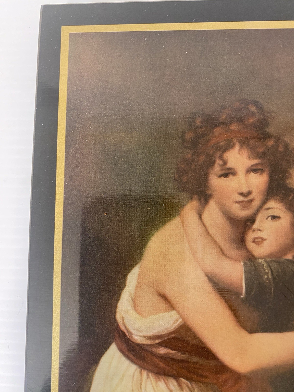 Wood And Print Madame LE Brun And Daughter Wood Plaque Home Decor Mother Child