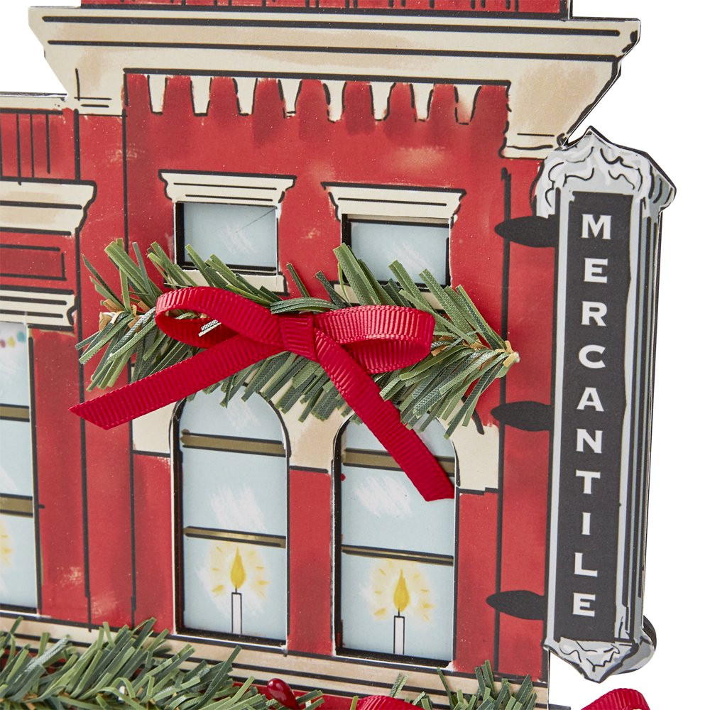 The Pioneer Woman Multi-Color Mercantile MDF Advent Calendar