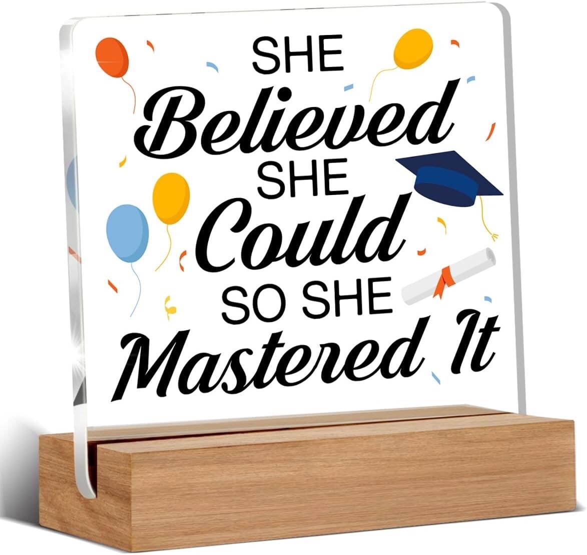Graduation Gifts Daughter Son Friend High School College Inspirational Grad Sign
