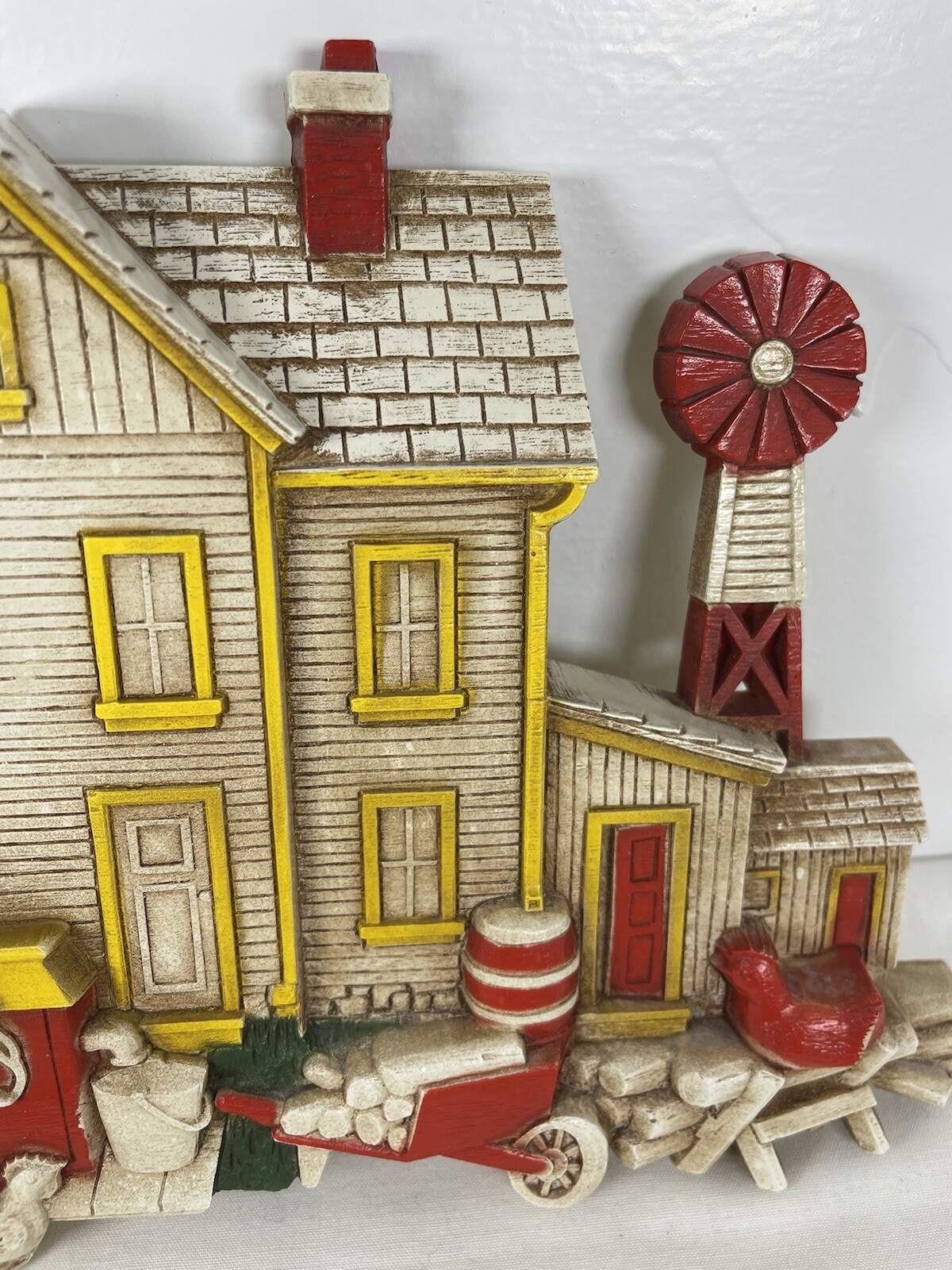 Homeco Plastic Farmhouse & Barn Wall Hangings-1975-VTG-rustic-3D Kitchen-A/B7369
