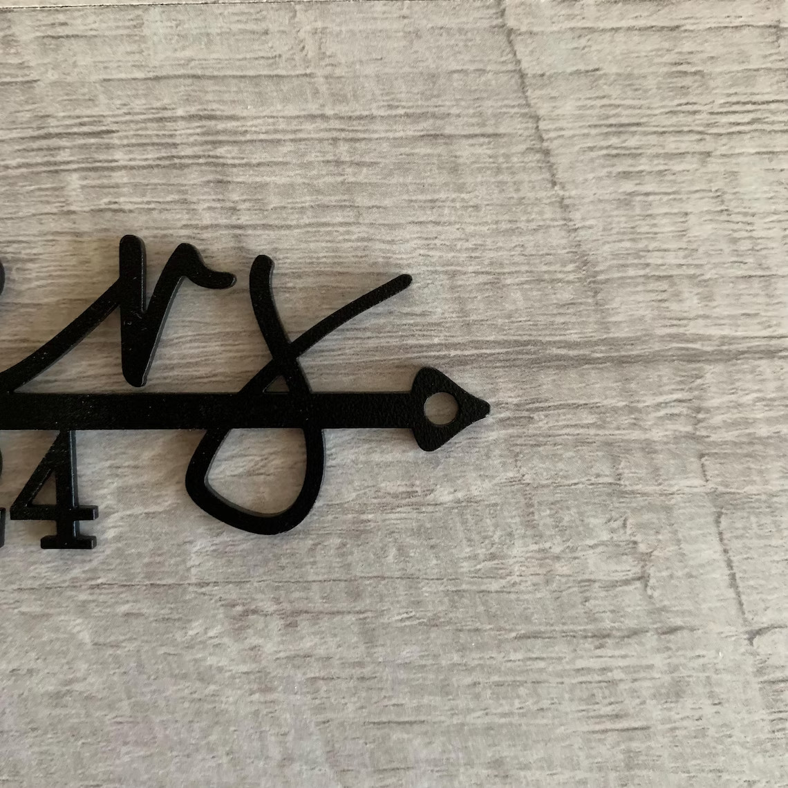 Personalized Family Name Metal Sign Custom Last Name Wall Art Established Year