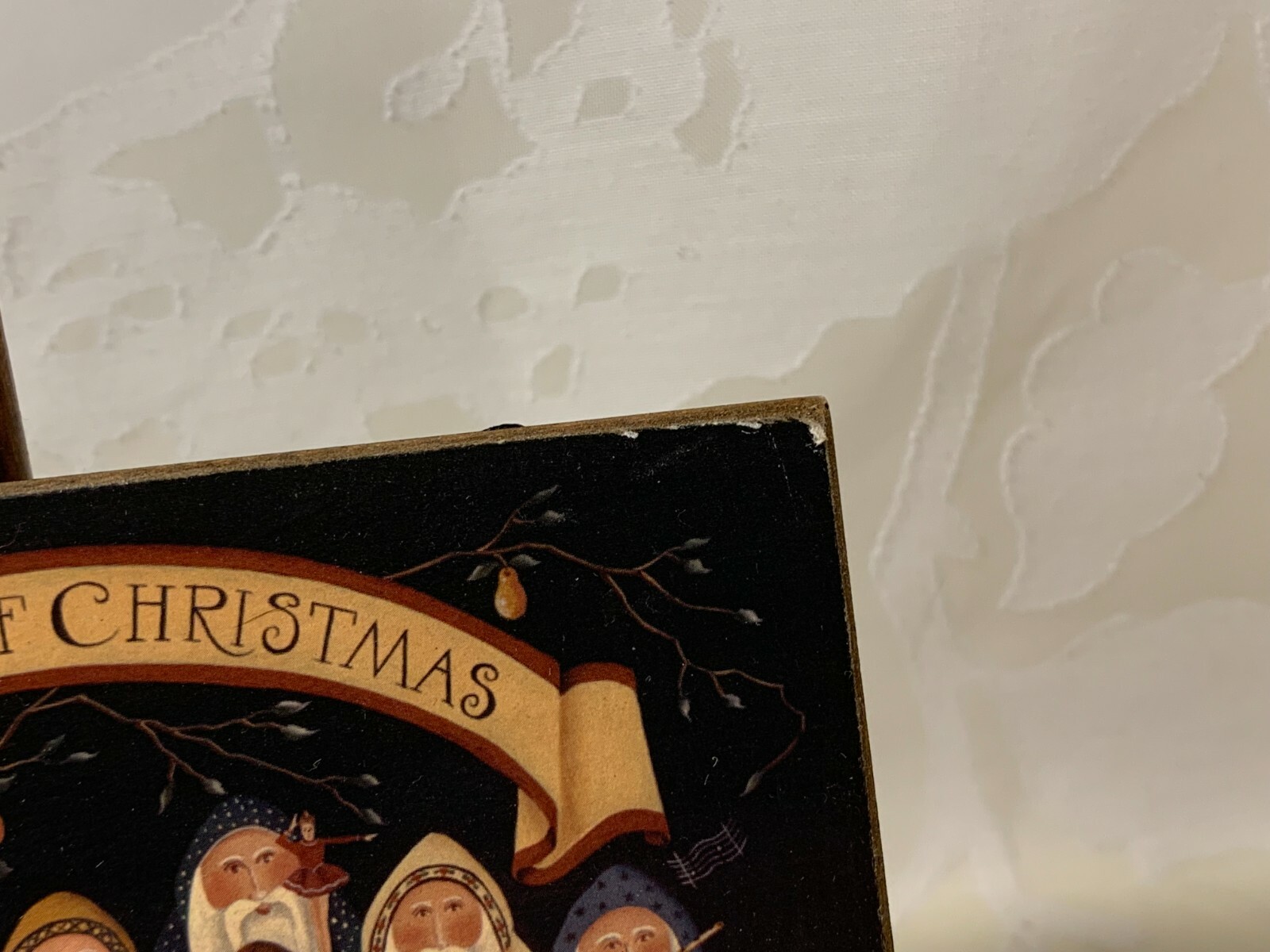 Small Wall Hanging Plaque Sign The Twelve Days of Christmas 3-3/4″ x 6″