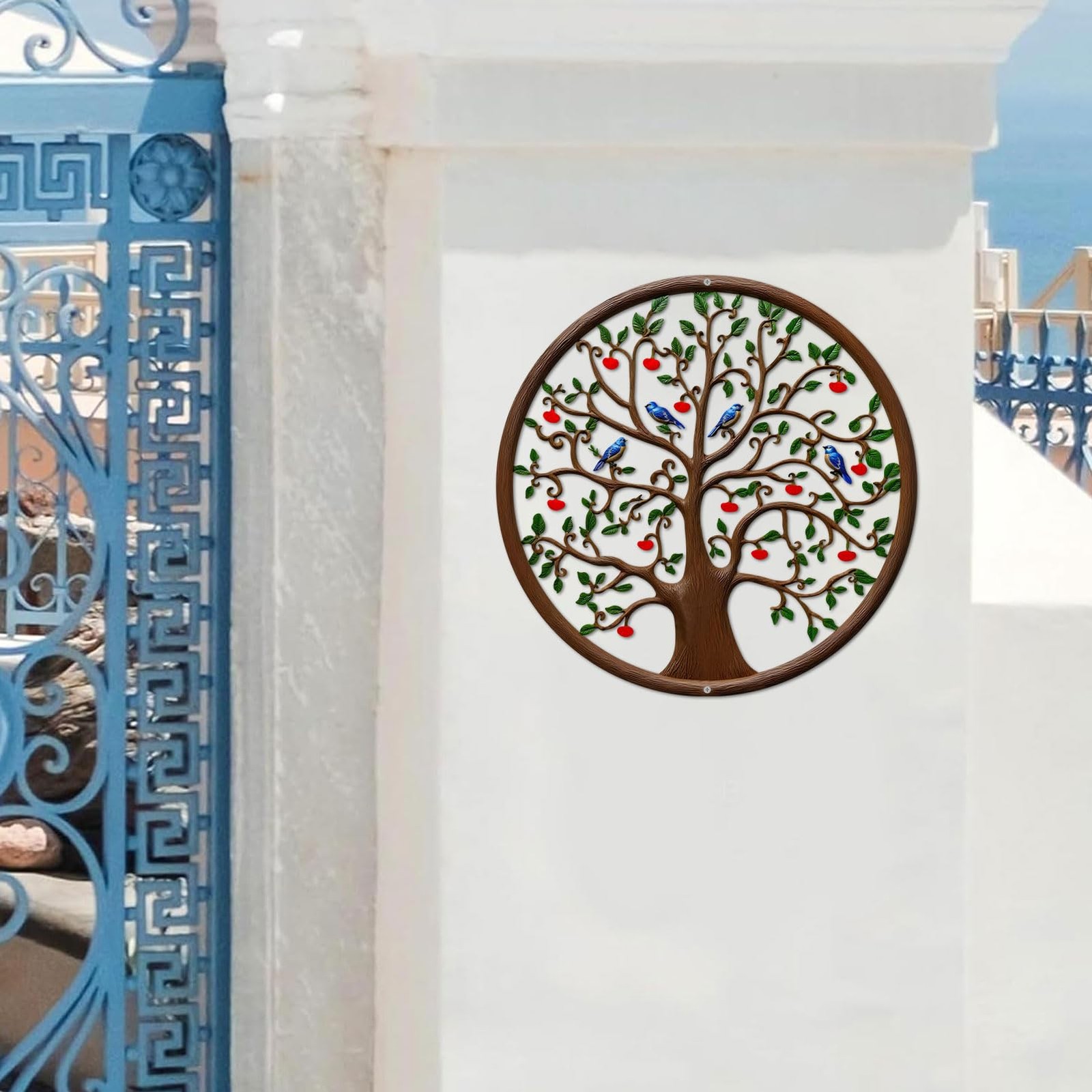 11 Inches Tree of Life Wall Art Metal Tree Life Wall Decor Family Tree Wall P…