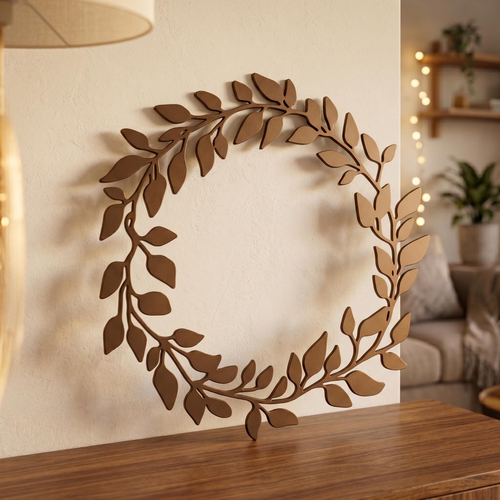 Crescent Moon Metal Wall Art, Bumble Bee Garden Decor, Celestial Honeycomb Sign
