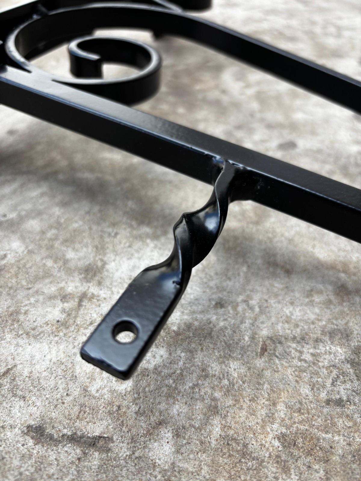 Iron Hanging Sign Bracket. 10in x 24in. Colonial Style. Decorative Sign Holder.