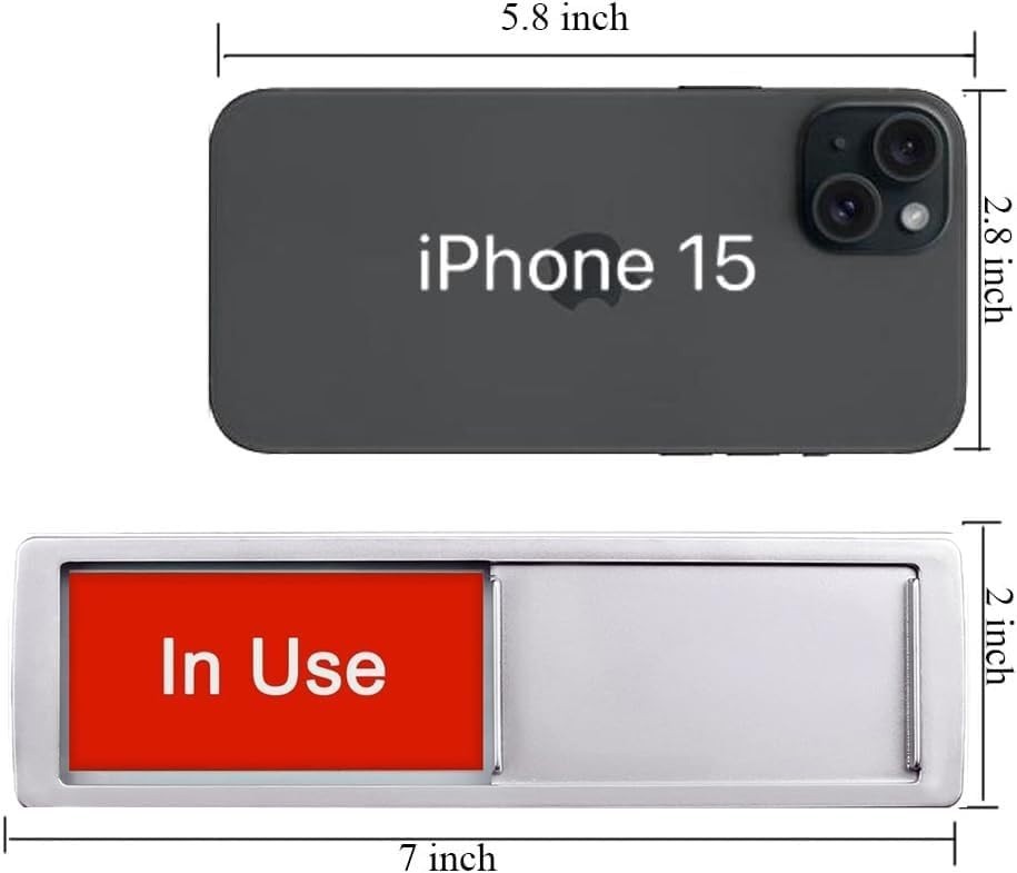 Eco-Friendly Magnetic Door Sign – ‘In Use’ / ‘Available’ for Professional Spaces