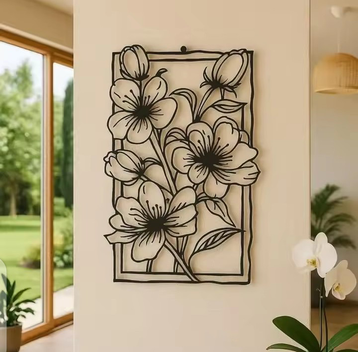 Home Decoration Metal Wall Art Decor Items Accessories for Living Room Any Room