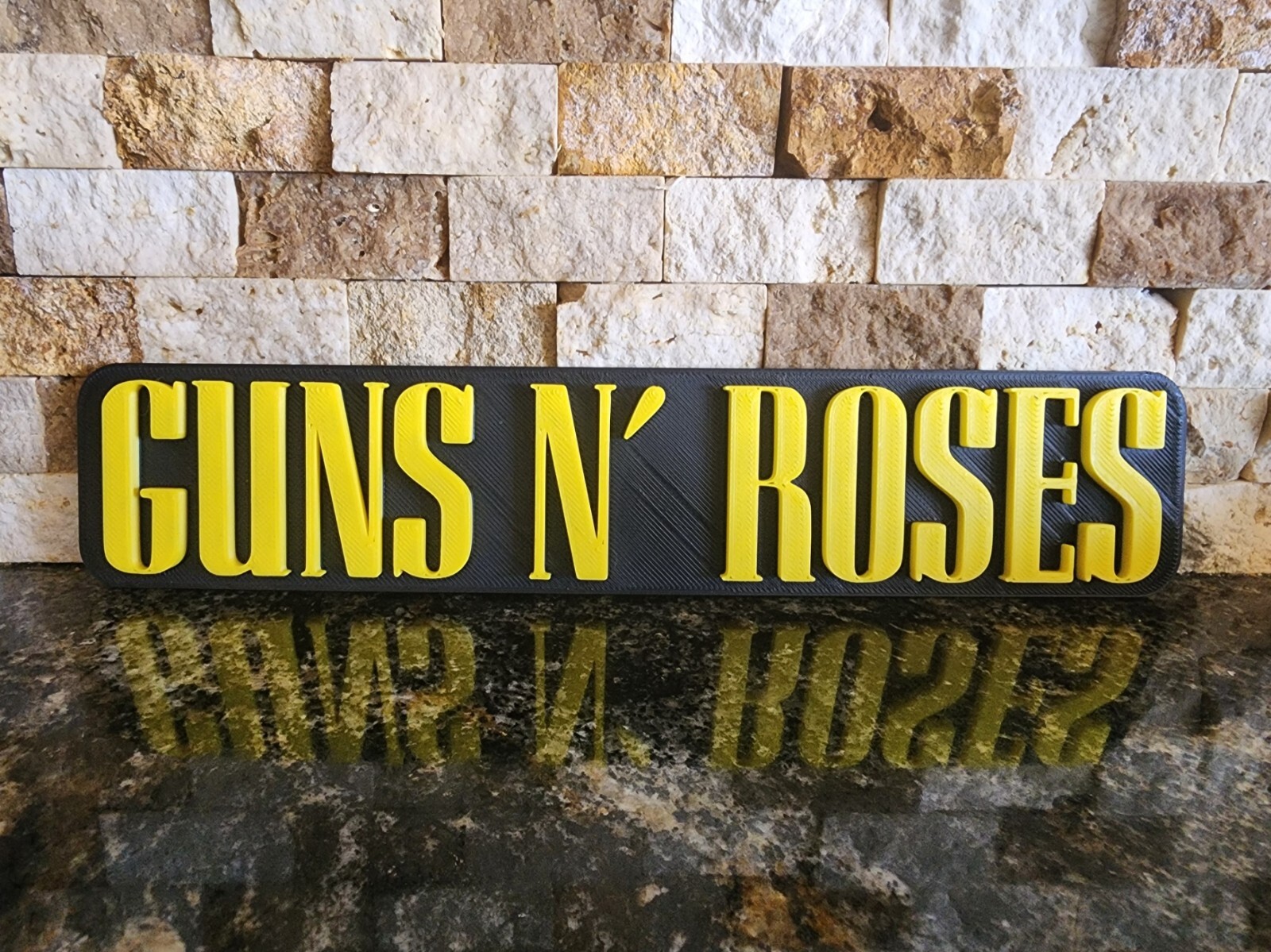 Guns N’ Roses Rock Band 3D Display
