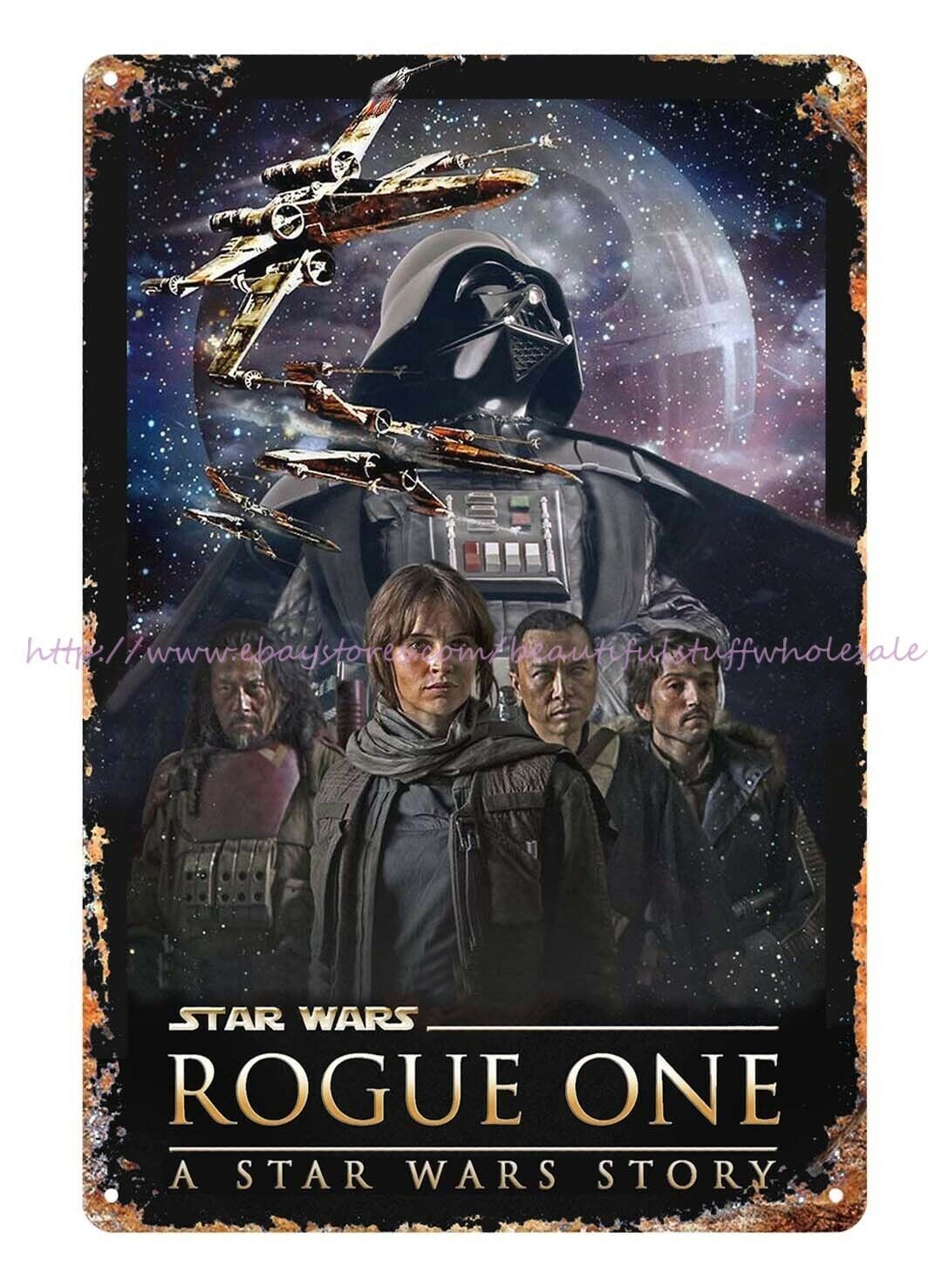 contemporary wall art Rogue One A Star Wars Story metal tin sign