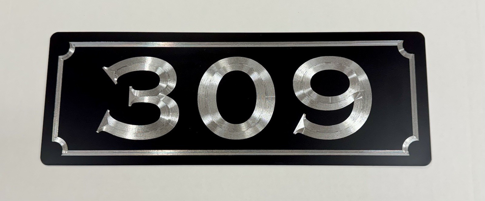 Engraved Personalized Custom House Home Number Street Address Metal 14×5 Sign