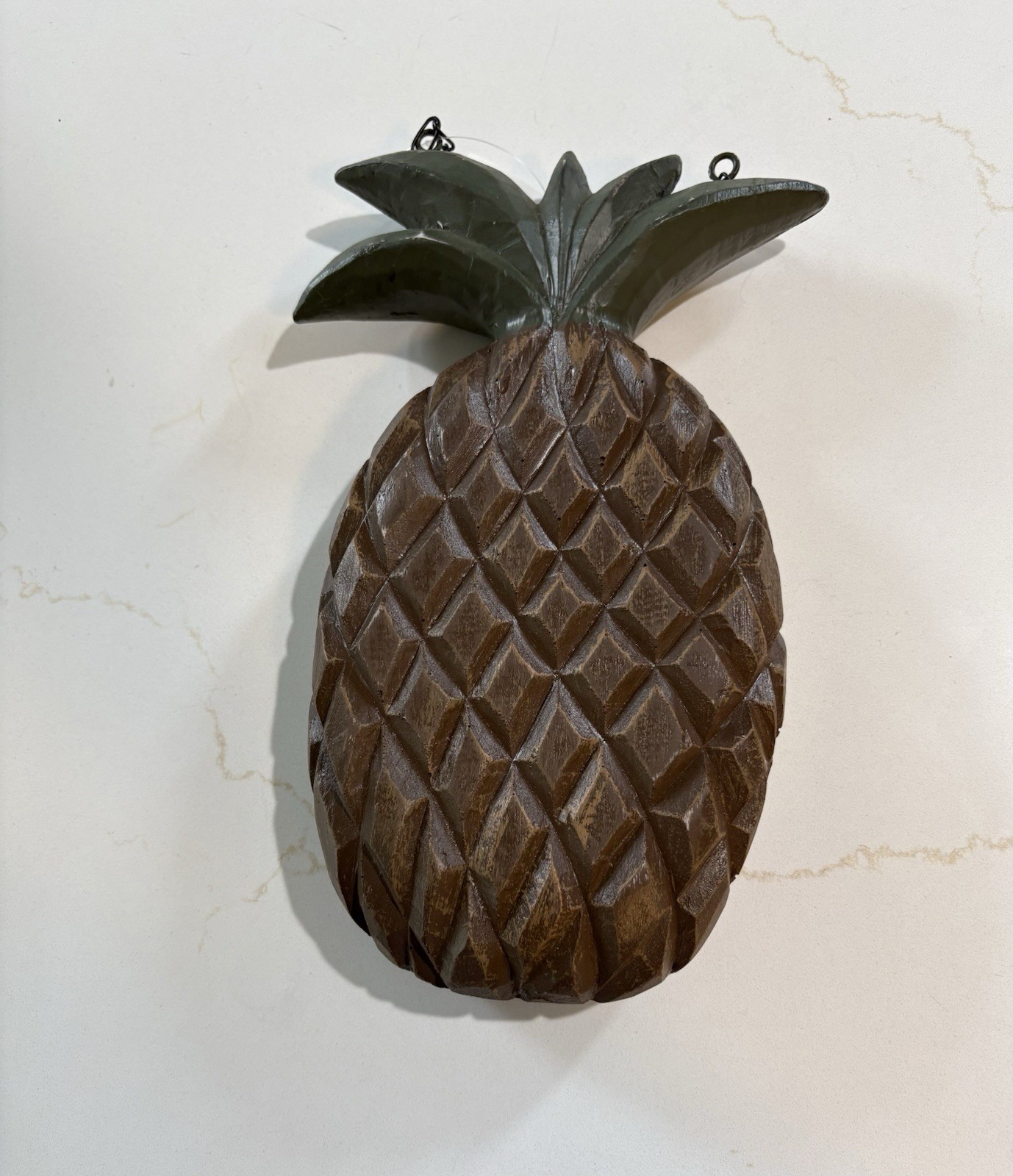 K&K Interiors Arrow Replacement Decorative Hanging Sign, Welcome Pineapple NWT