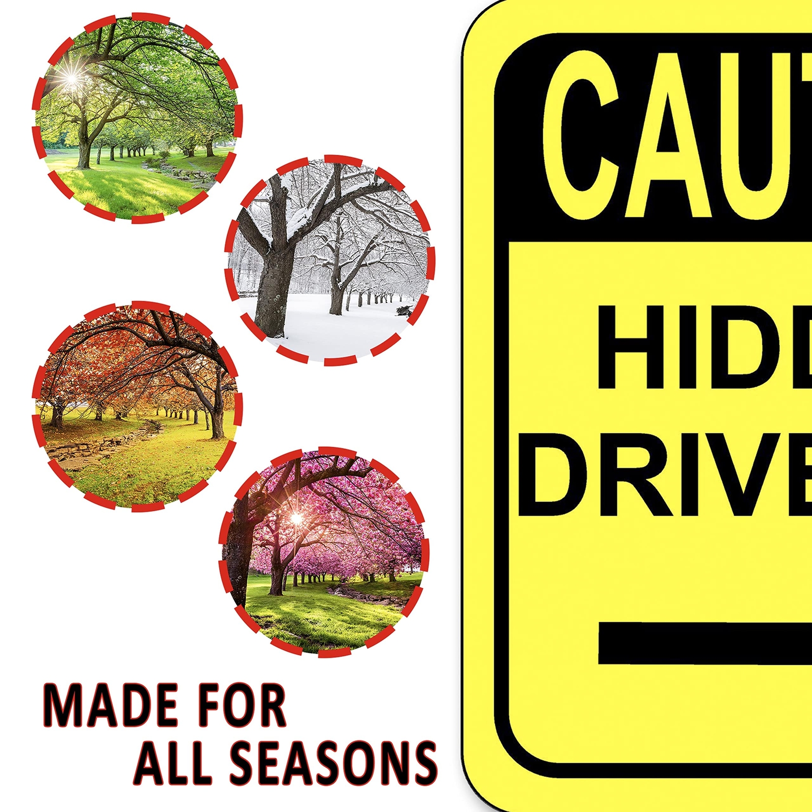 Caution Hidden Driveway Right Arrow Outdoor Signs Street Signs Outdoor Sign Road