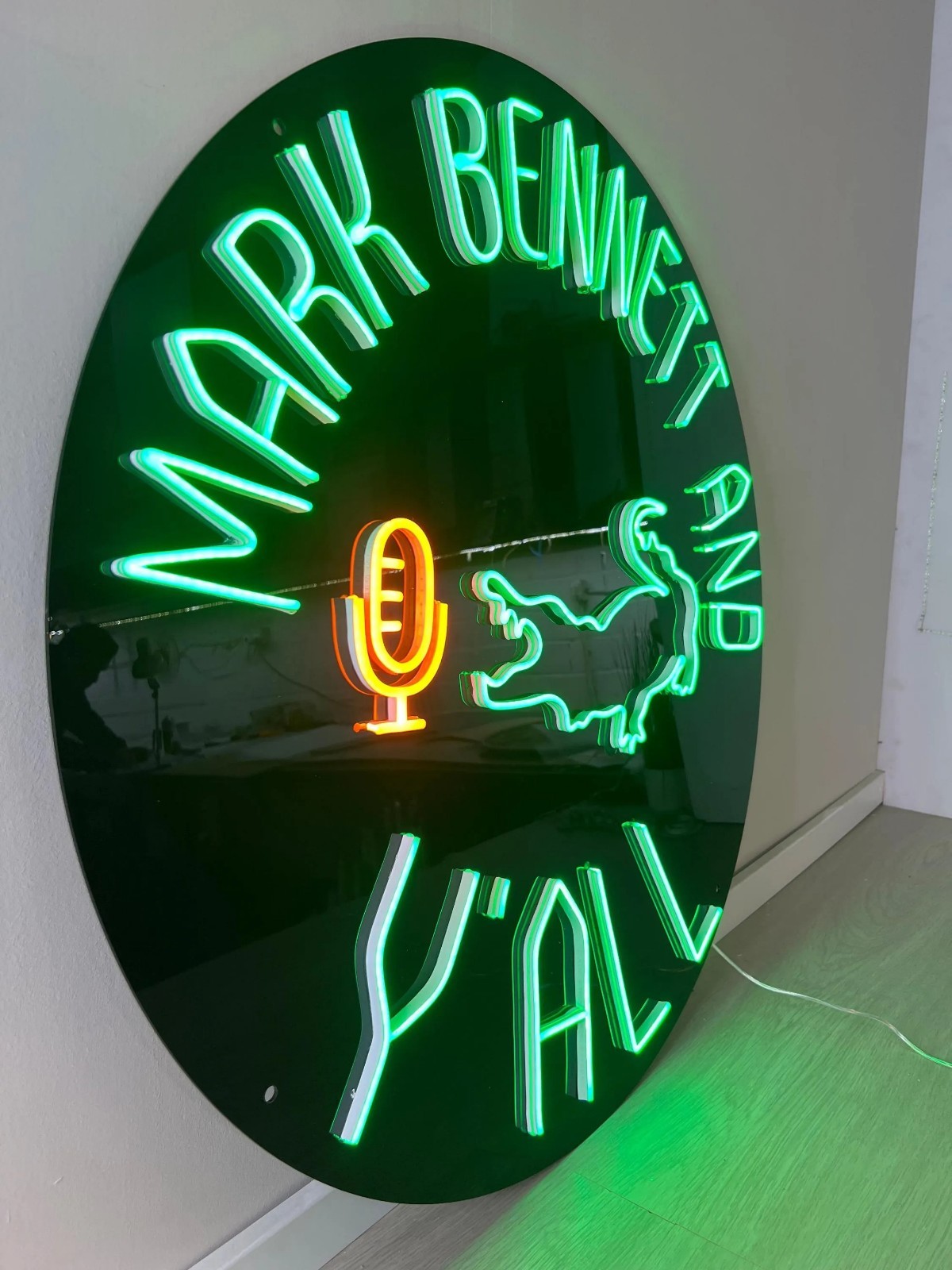 Custom LED Neon Light Sign Personalized Name Text Logo Wall Decor | Digital Only