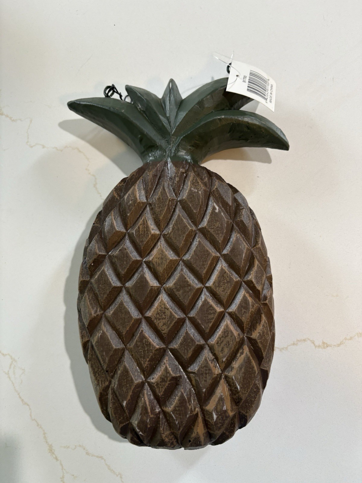 K&K Interiors Arrow Replacement Decorative Hanging Sign, Welcome Pineapple NWT