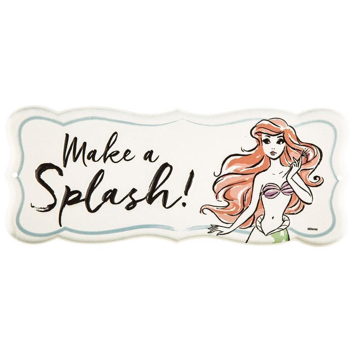 Disney Princess Embossed Metal Wall Decor – Snow White, Ariel, Belle, Cinderella