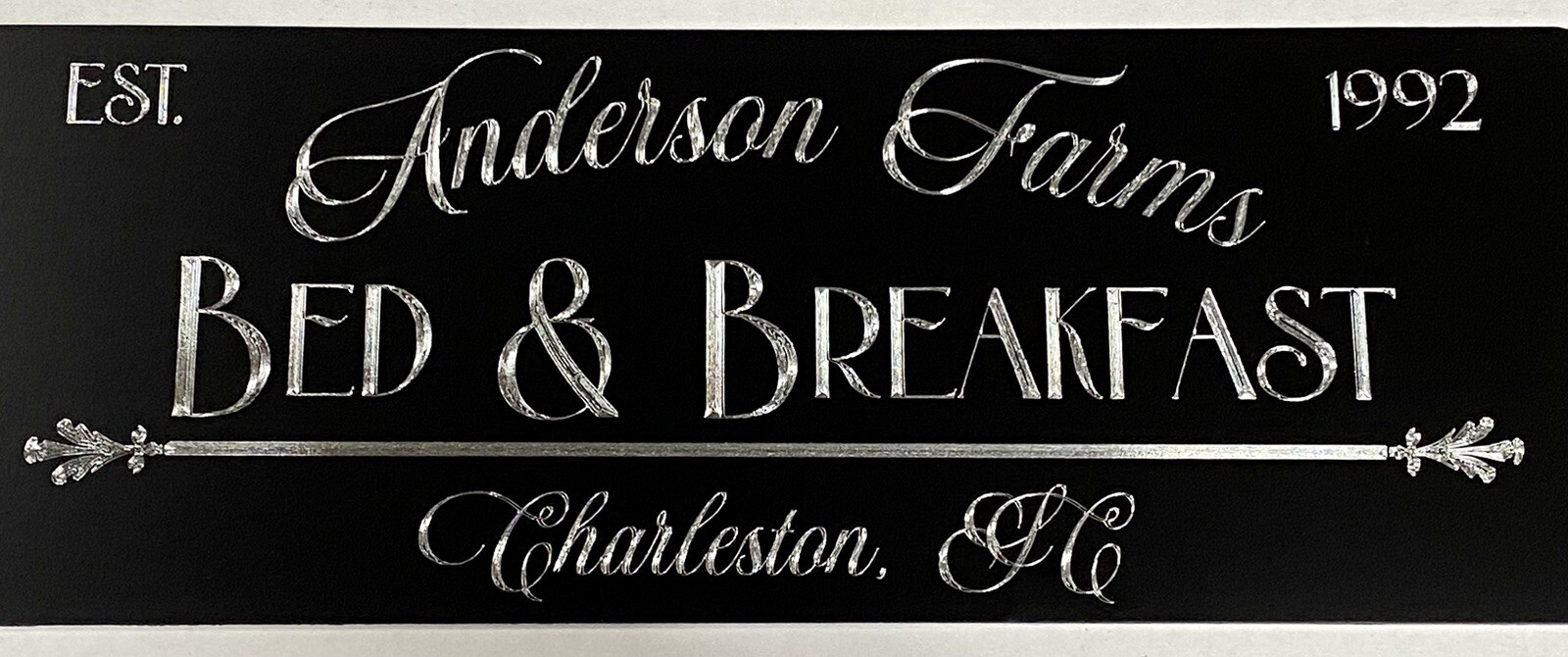 Engraved Personalized Custom House Home Business Weatherproof Metal Sign 14×5