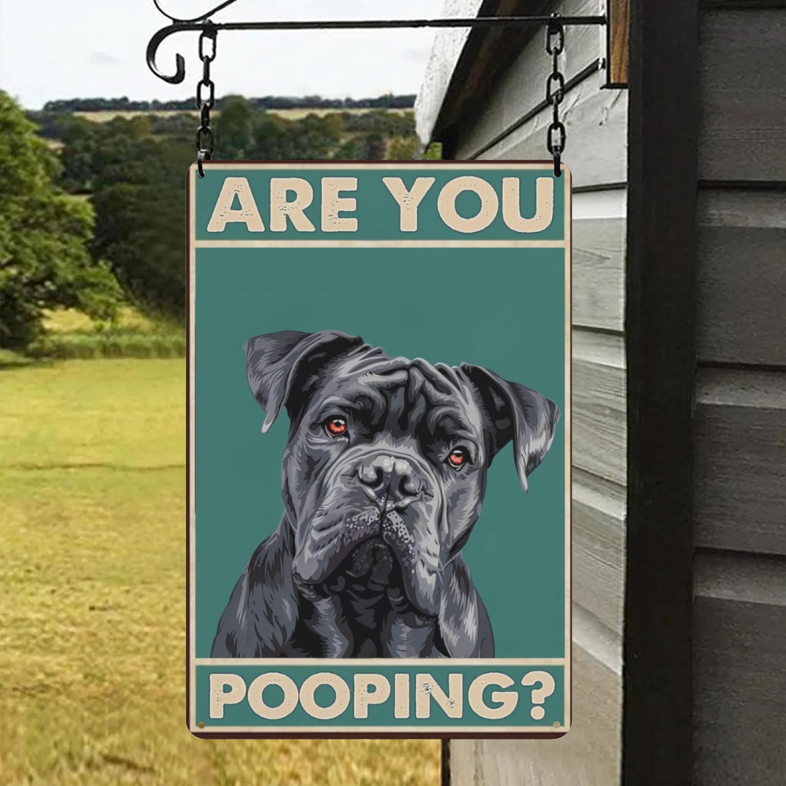 Dog Metal Signs Cane Corso Are You Pooping Funny Sign Vintage Wall Decor Home Pl