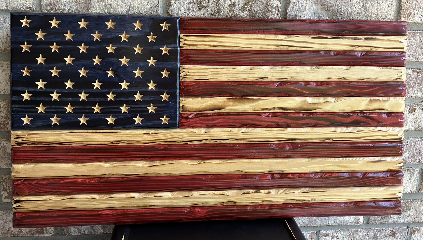 Distressed American Flag, Rustic American Flag, Betsy Ross, Wooden Flag