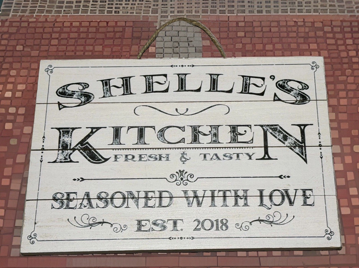SHELLE’S Kitchen EST.2018 Personalized Sign Seasoned With Love Custom Wood Sign