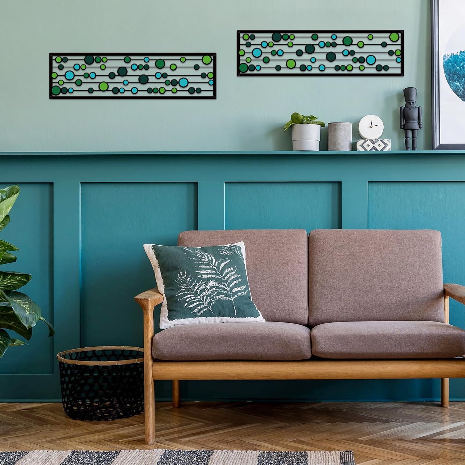 Geometric Metal Wall Decor, Modern Minimalist Geometric Wall Art 3D Abstract …