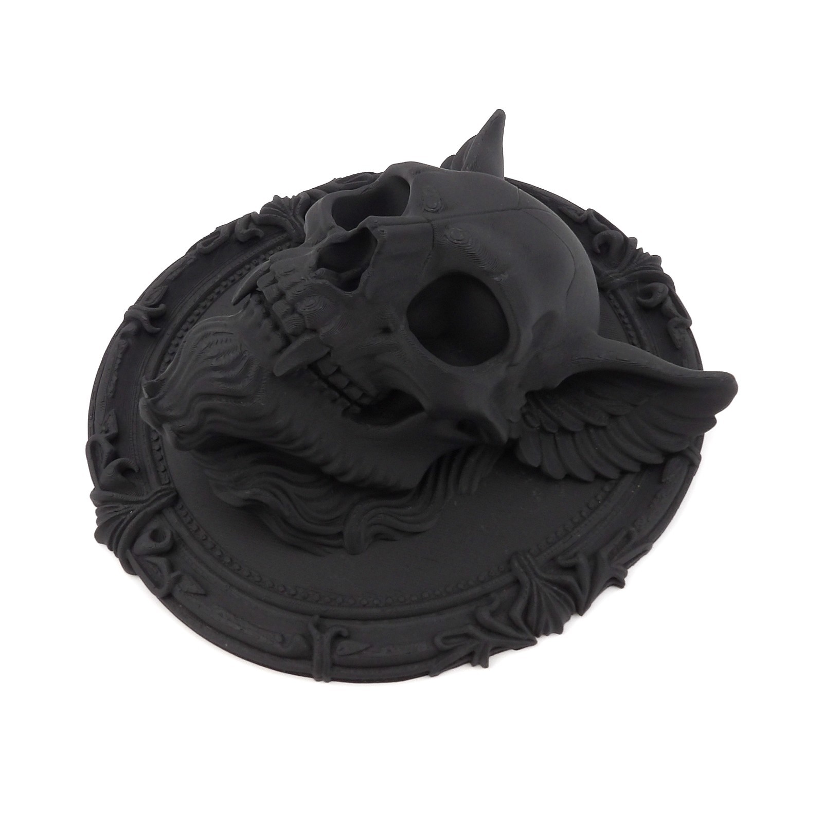 3D Printed Gothic Cathedral Arch Wall Plaque Floral Vine Dark Academia Decor