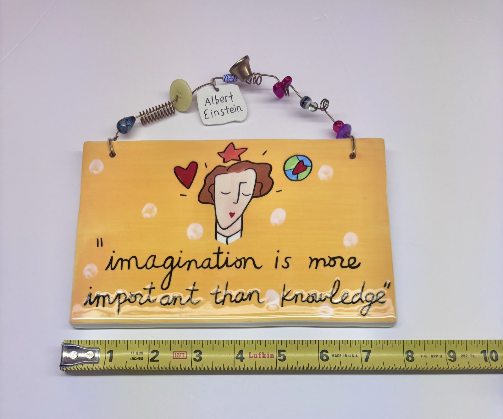 Sandra Magsamen For SILVESTRI Albert Einstein Quote “imagination is more …”
