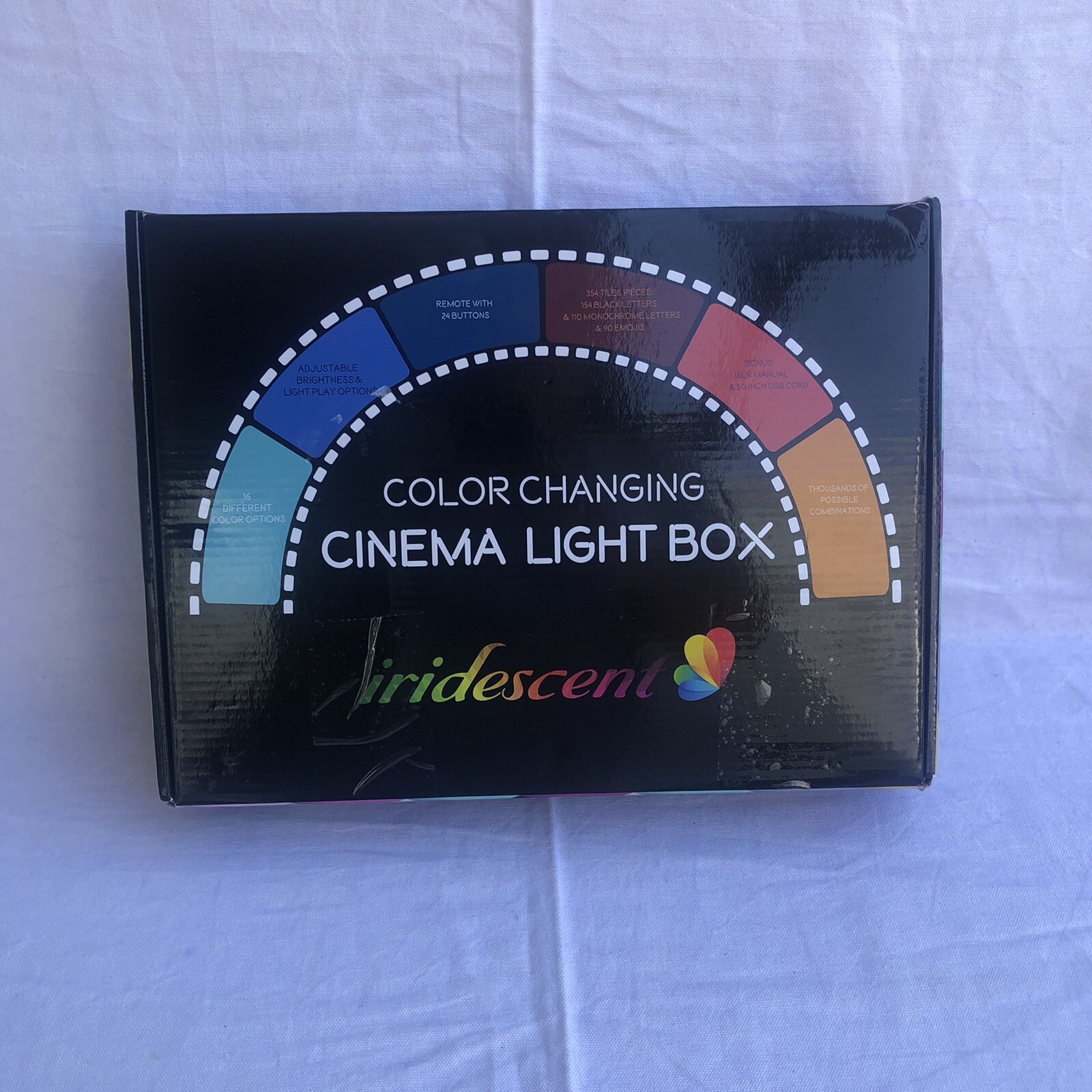 Color Changing Cinema Light Box Tested Works Make Your Words Matter