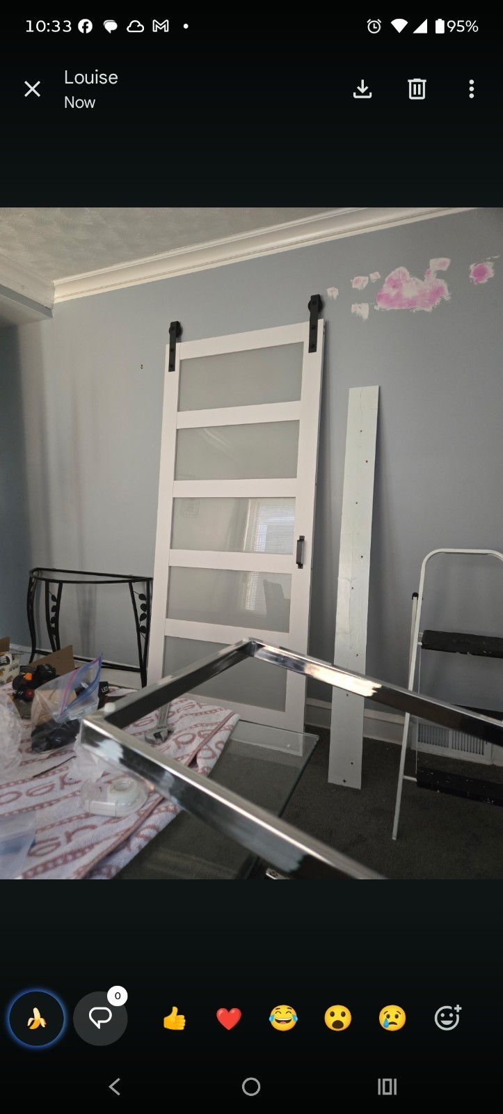I Have A White Barn Door Perfect For Your Bedroom Garage Or Anywhere