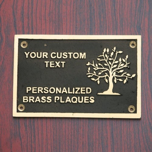 Ideal for Recognition Plaques Personalized Brass Plaque Name Plates, and sign