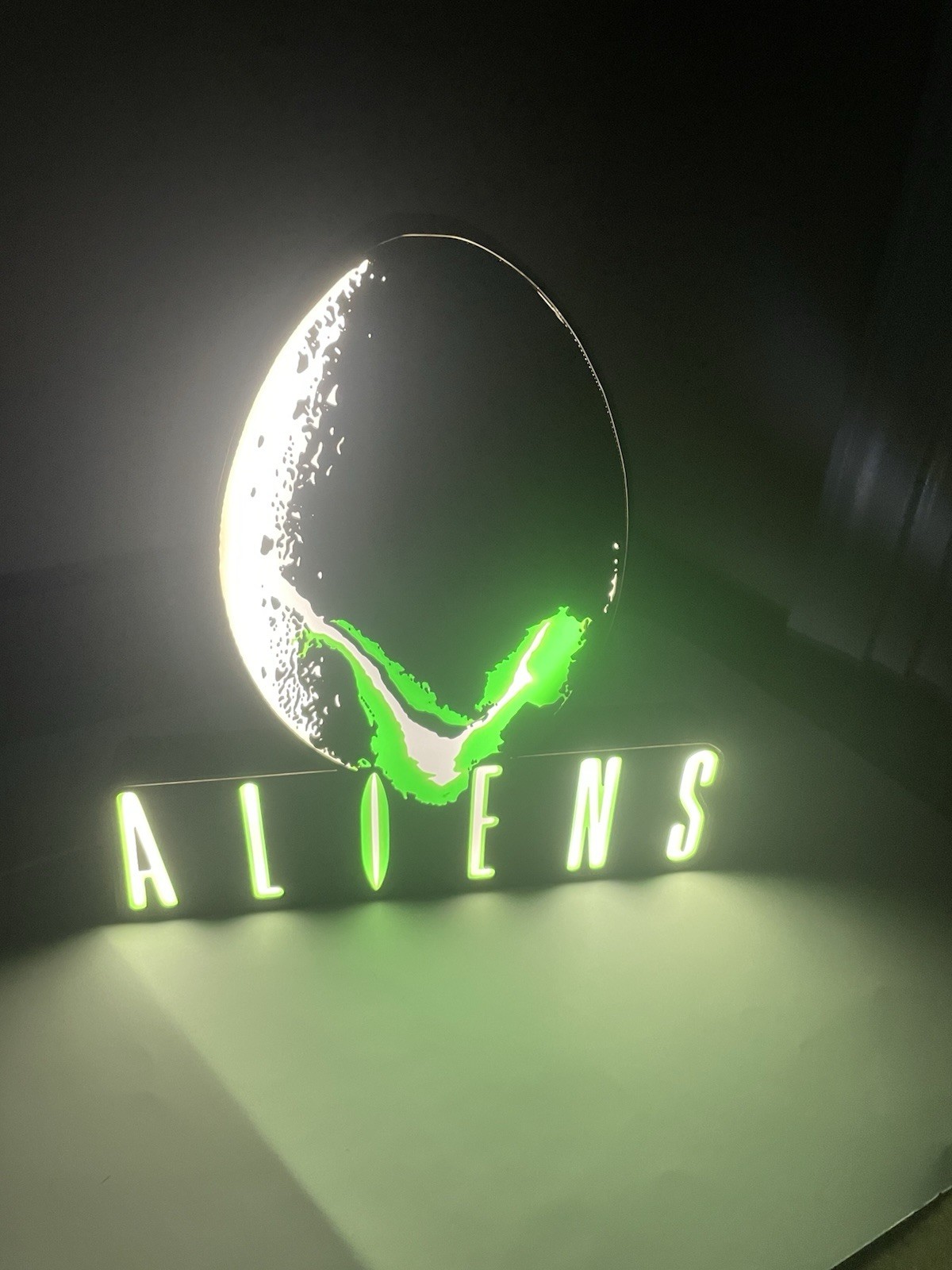 Aliens Light Box Sign