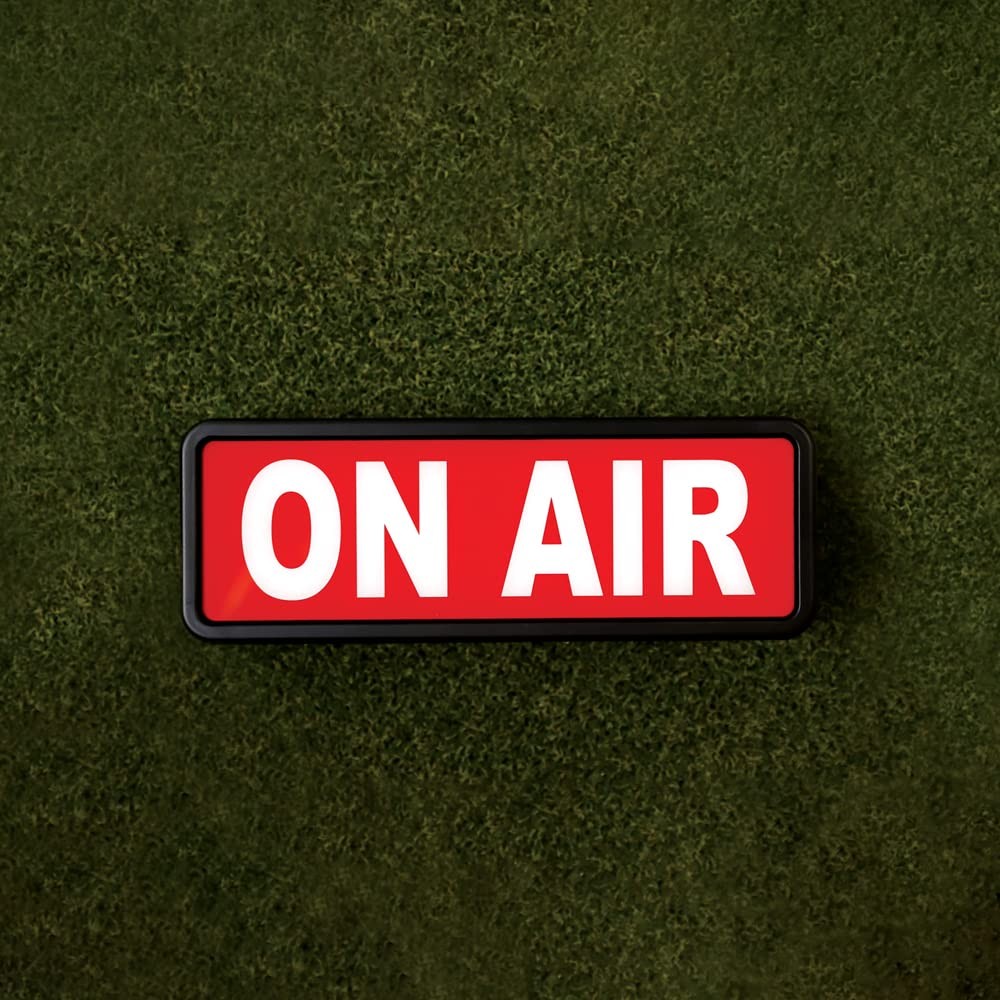 ON AIR Studio Light Box Recording Sign for Podcast Streaming Office