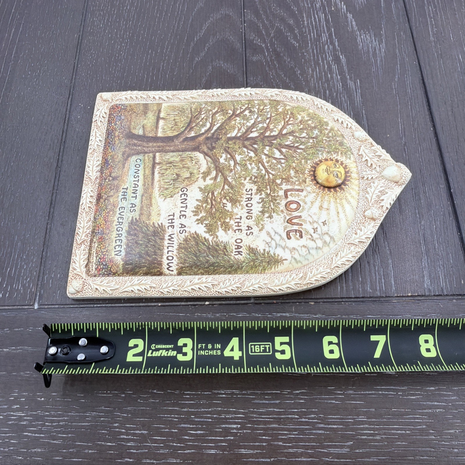 Rachel Badeau For Silvestri Celestial Wall Plaque “Love So Strong” 8×6 in 2005