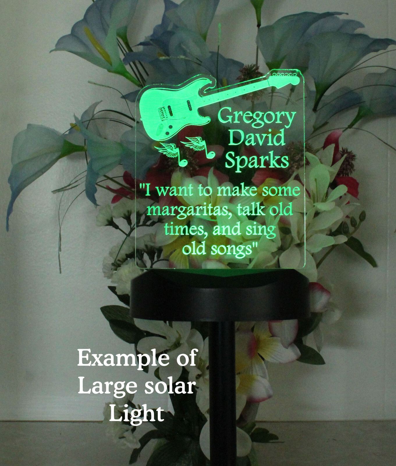 Sympathy gift, Deer with tree Solar light Grave Marker – 2 Sizes