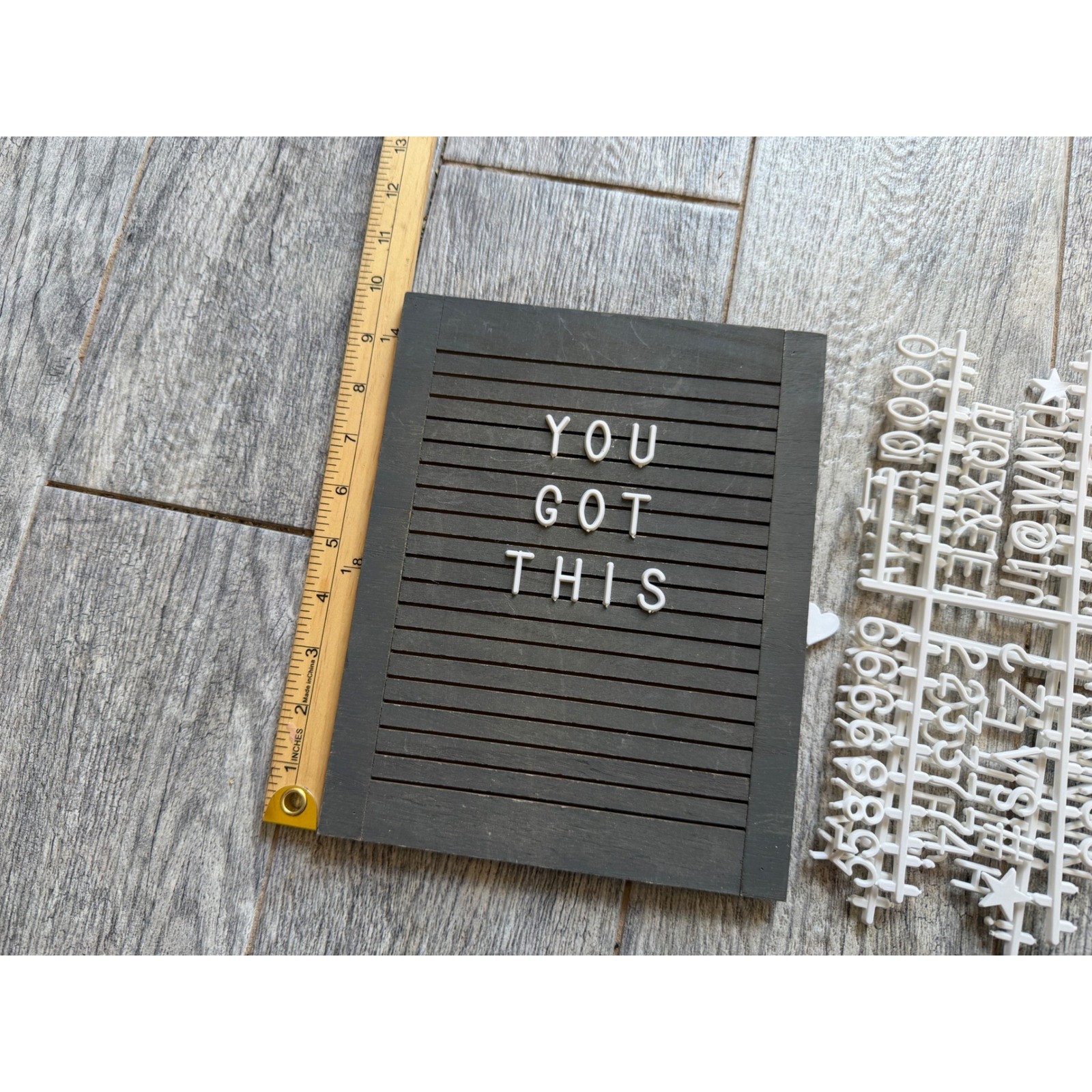 Letter Board Home Decor Wood Changeable Message Sign frame art Custom Letters