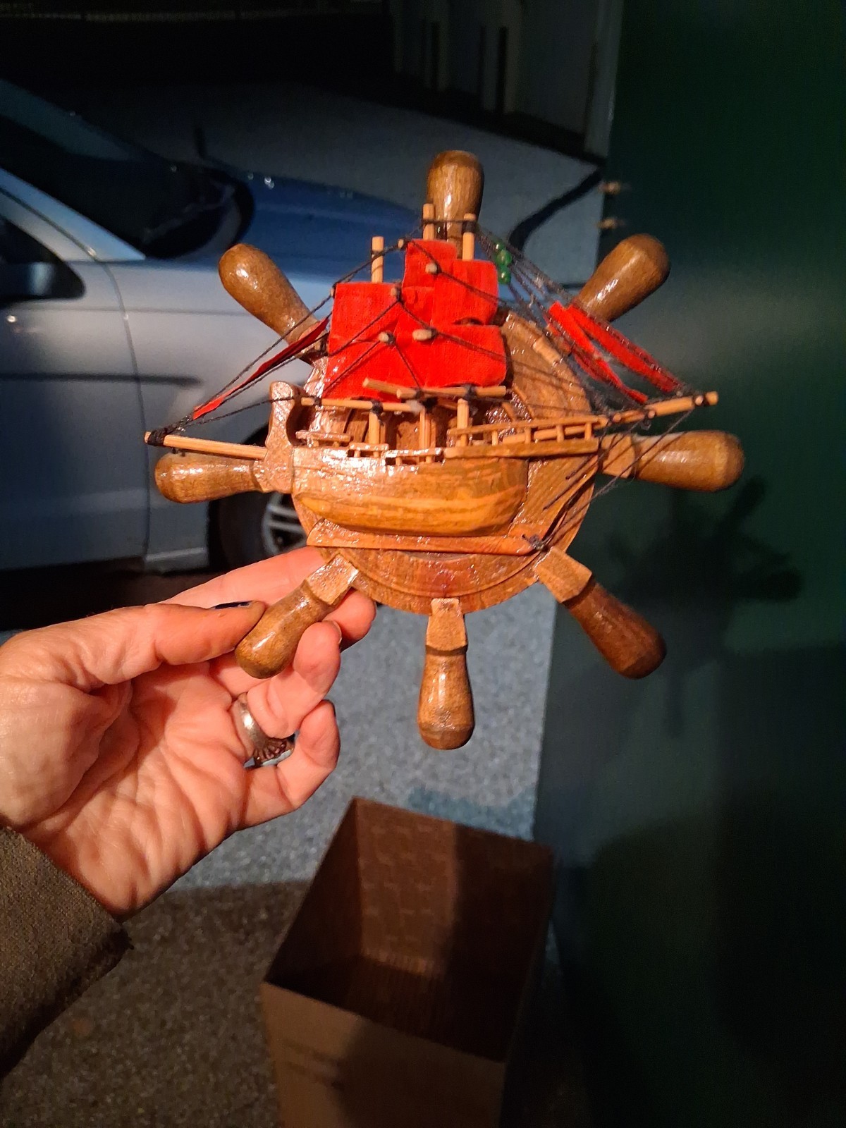 Nautical Small Wooden Wall Hanging Glossy Beachcombers International